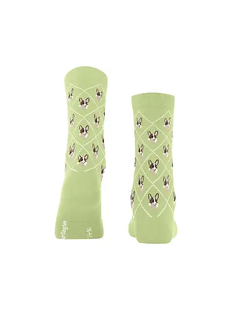 BURLINGTON | Chaussettes femme CORGI 36-41 black | hellgrün